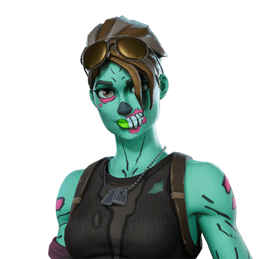 Fortnite Ghoul Trooper zombie skin with mail access for accounts.