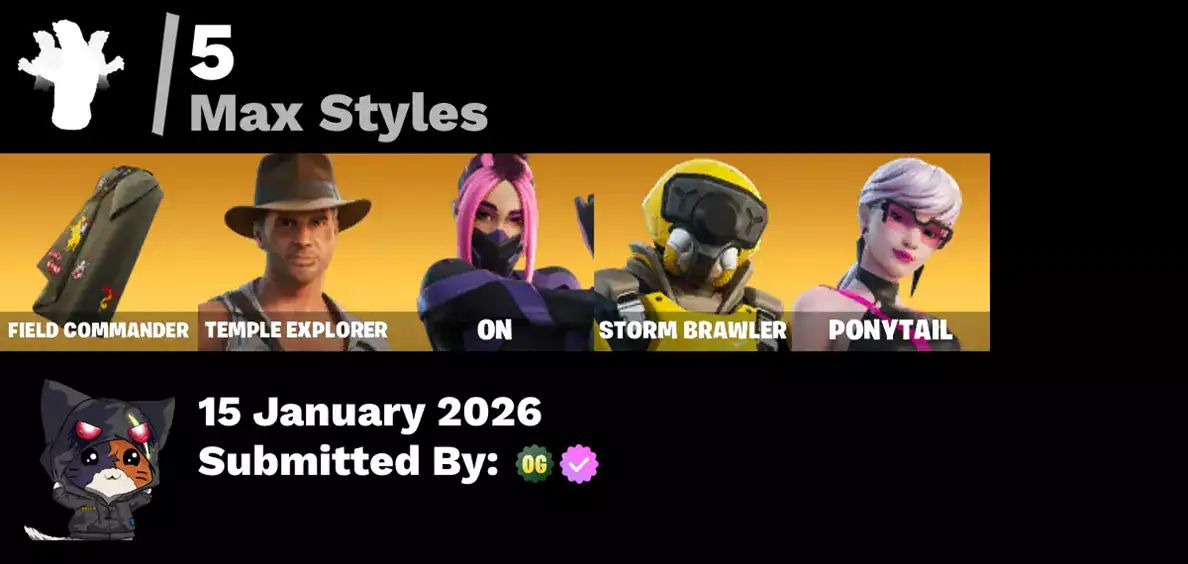 Fortnite skins including Blue Squire, Royale Knight, Malik, Son Goku, Darth Vader, Indiana Jones, Ev.
