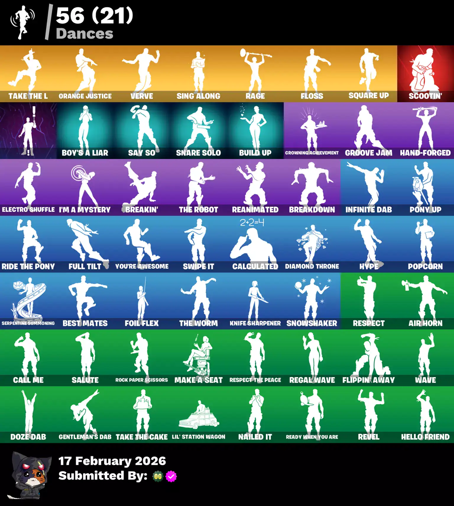 Fortnite skins including Sparkle Specialist, The Reaper, Blue Squire, Royale Knight, Elite Agent, Om.